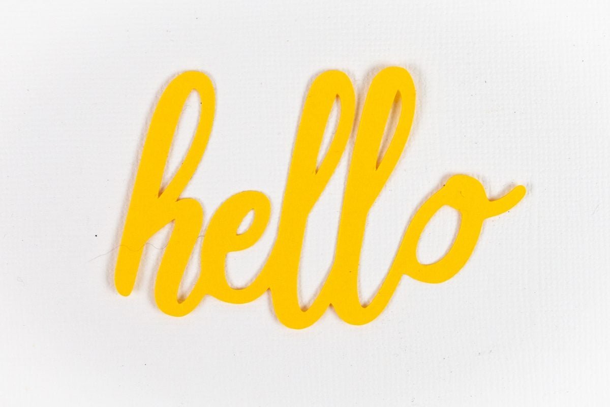 xtool-m1-review-2-2 Hello cut from yellow cardstock